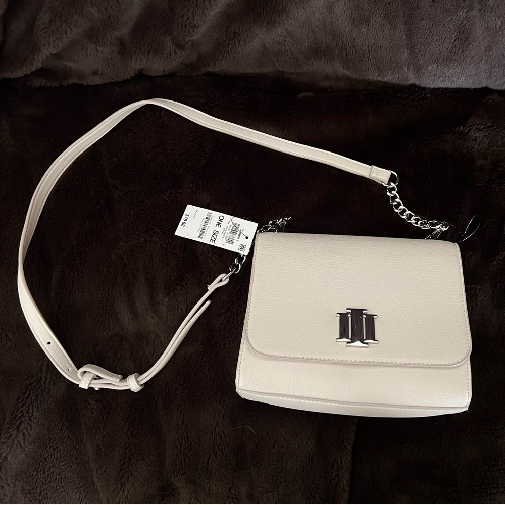 I.N.C. INTERNATIONAL CONCEPTS Sibbell Crossbody Bag – Bone